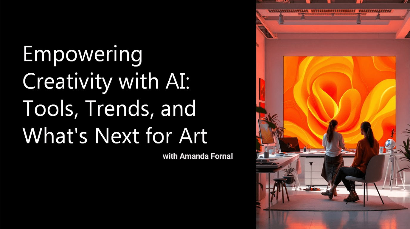 Empowering Creativity with AI: Tools, Trends, and What's Next for Art speaking highlight