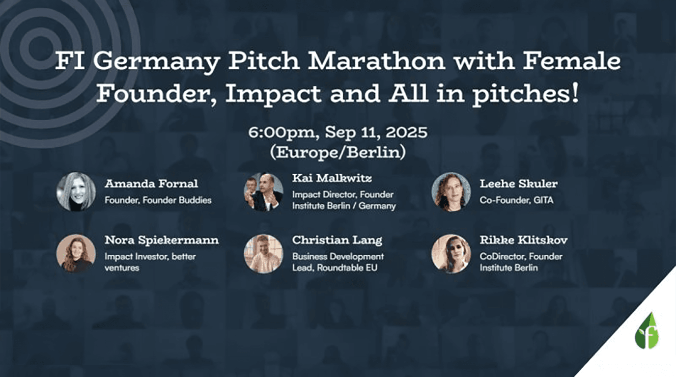 FI Pitch Marathon speaking highlight
